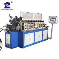 Automatic Bending Hoop Locking Ring Steel Metal Roll Forming Machine