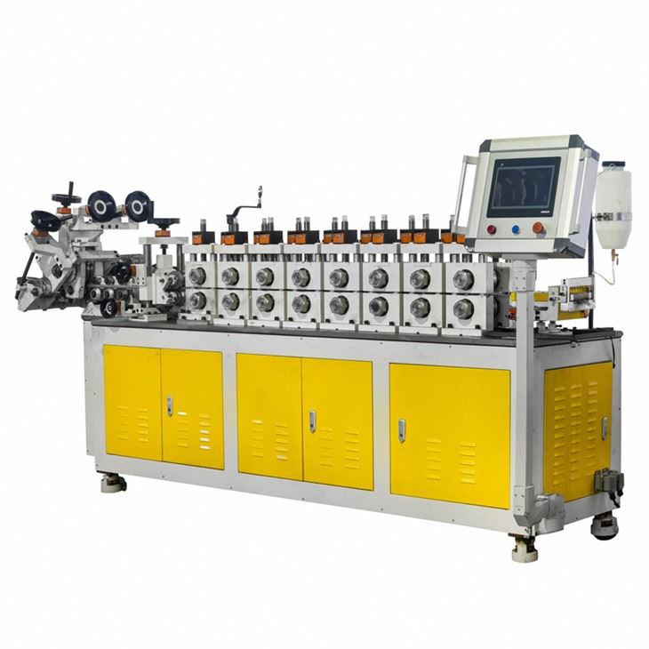 Hồ sơ dải thép lạnh Purlin Hoop Locking Cold Roll Forming Machine